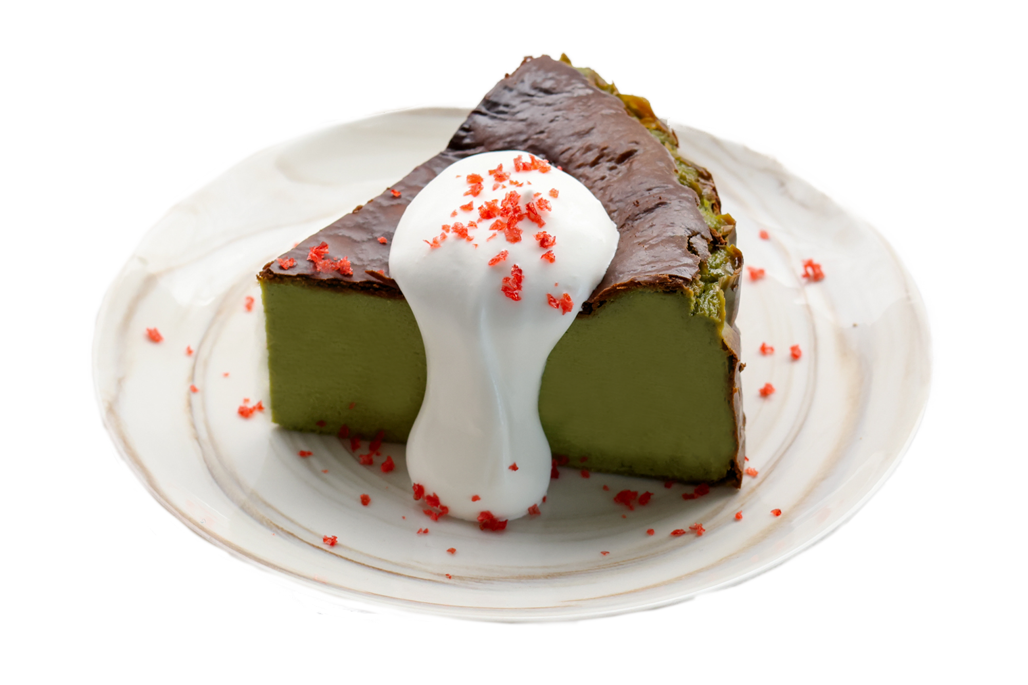 抹茶バスクチーズケーキ